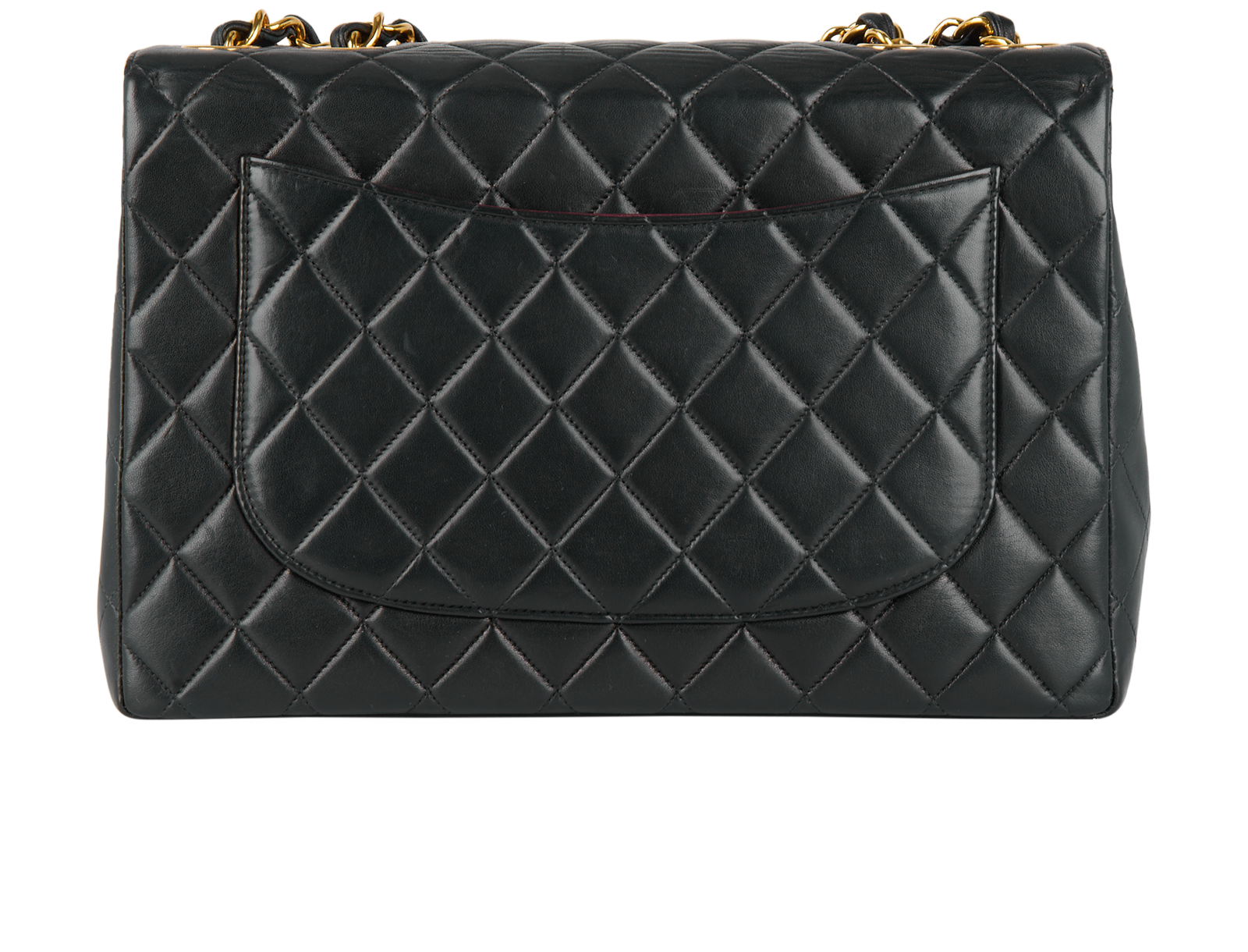 Maxi Jumbo 30, &pound;3,800, Handbags, Black, Lambskin Leather, Back view